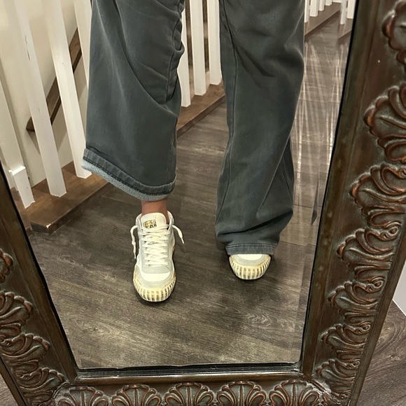 Golden Goose Mid Star 2 Women’s Suede Leather white gray sneakers 39 9 - Picture 6 of 11